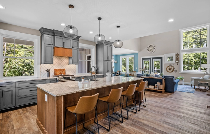 Interior design of a beautiful